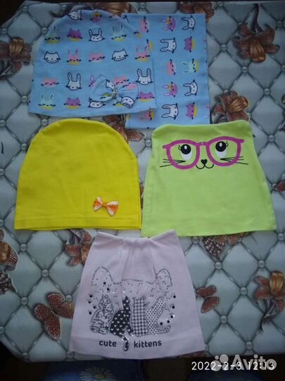 Шапочки на девочку