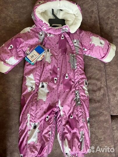 Зимний комбинезон 74 новый tokka tribe
