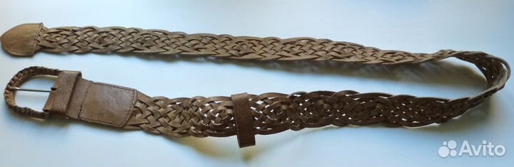 Ремень из плетеной кожи