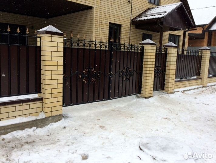 Кованные ворота с гарантией