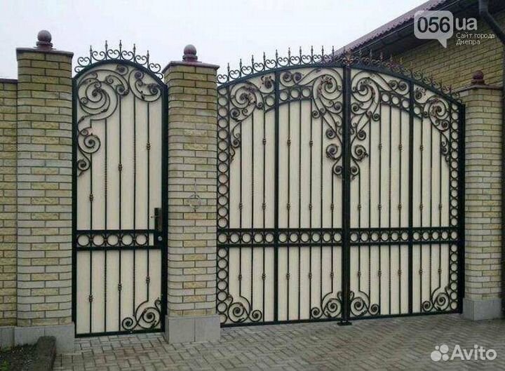 Кованые ворота