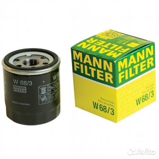 Фильтр масляный двигателя mann-filter