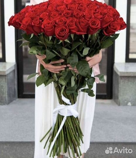 Высокие розы Букеты с доставкой