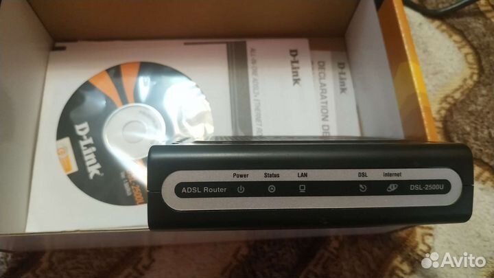 Adsl Модем d link 2500u