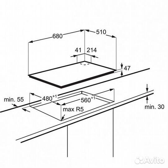 Поверхность electrolux egt 7353 yok