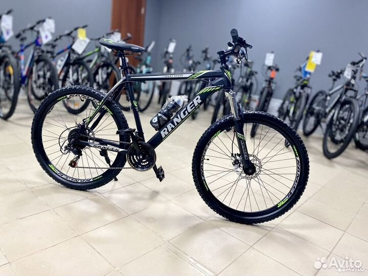 Скоростной велосипед Черный новый