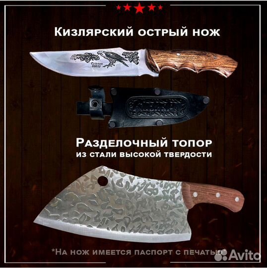 Шашлычный набор подарочный в кейсе
