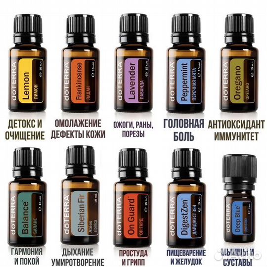 Эфирные масла doterra