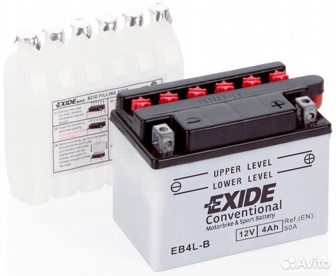 Аккумулятор Exide Conventional 4 А/ч EB4L-B