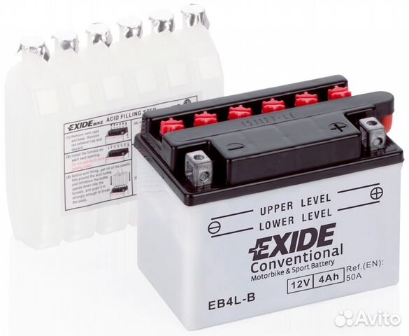 Аккумулятор Exide Conventional 4 А/ч EB4L-B