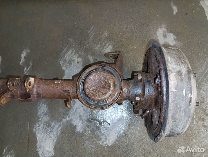 Б/У Б/У Мост задний В сборе как на фото. люфта В