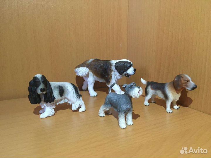 Фигурки собак Schleich, Papo, Mojo