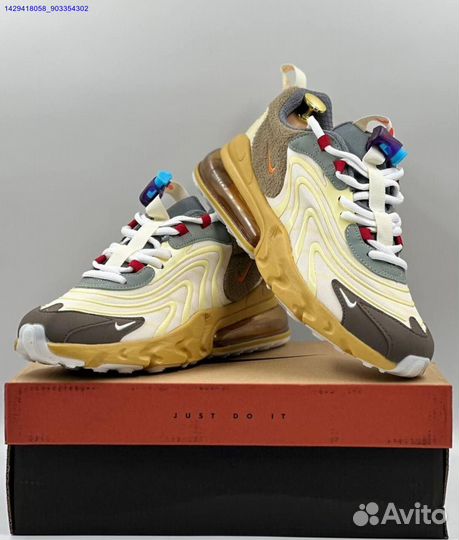 Кроссовки Nike Air Max 270 React Travis Scott (Арт.36490)