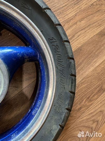 12 колесо скутер бескамерка