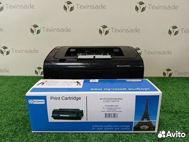 HP laserjet P1102w Принтер лазерный + картридж