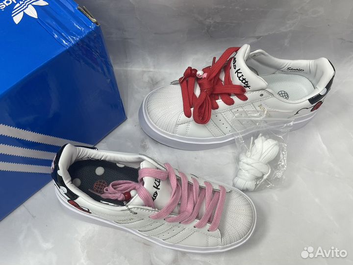 Кроссовки adidas superstar hello kitty