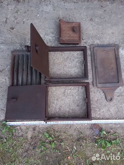 Печные дверцы, колосник, заслонка