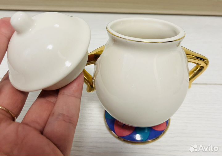 Красавица и чудовище сахарница сервиз