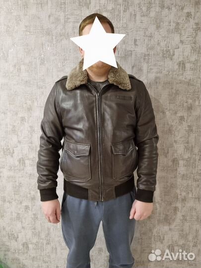 Пилот из натуральной кожи