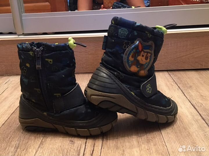 Детские демисезонные непромокающие сапоги