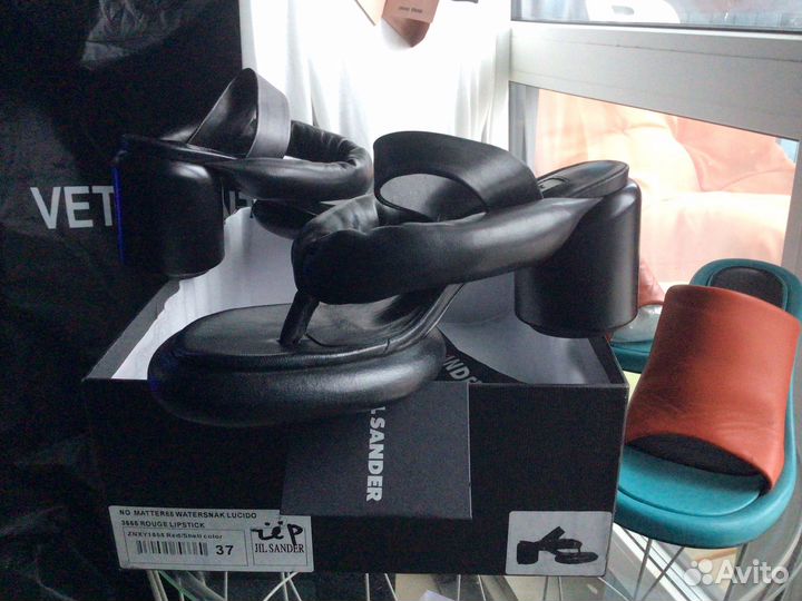 Сабо шлепанцы Jil Sander