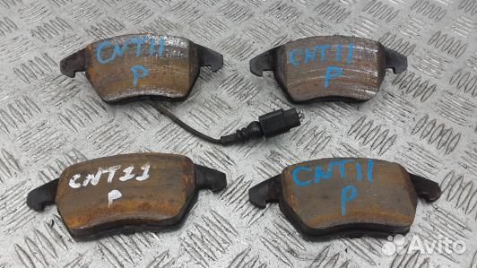 Тормозные колодки передние левые volkswagen tiguan