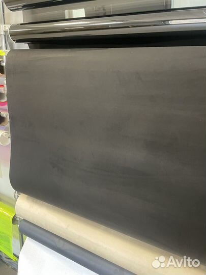 Алькантара самоклеящаяся черная