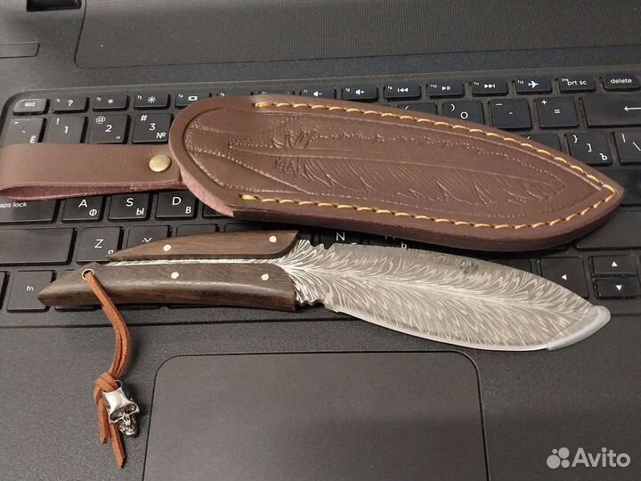 Дизайнерский нож Перо подарок Новый