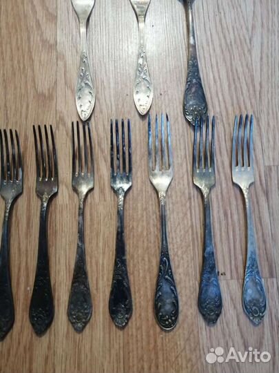 Вилка мельхиор СССР