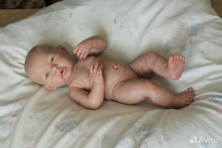 Кукла реборн реалистичный 40 см, ручная роспись