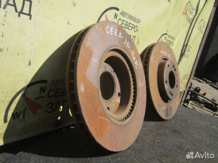 Диск тормозной передний Kia Ceed JD G4FG