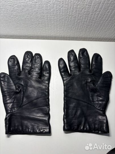 Перчатки кожаные демисезон