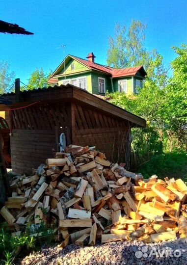 Дрова сухие навалом