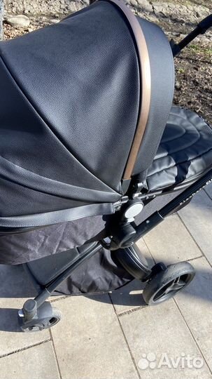 Коляска 3в 1 из эко кожи