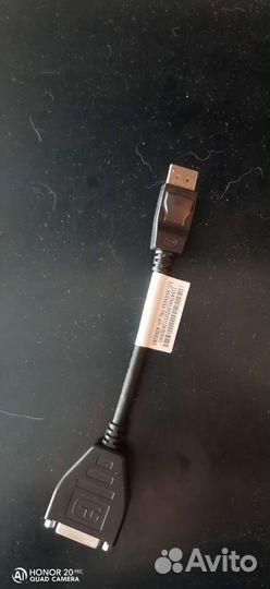 Кабель Display port на DVI (Lenovo)