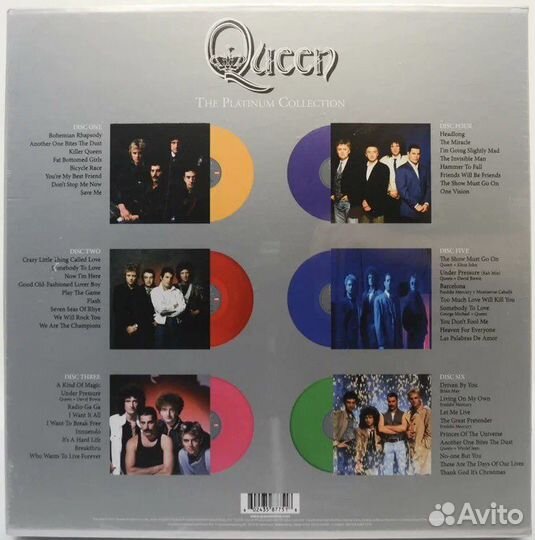 Queen Platinum Collection 6 виниловых пластинок