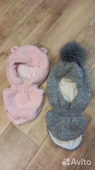Две шапки на девочку
