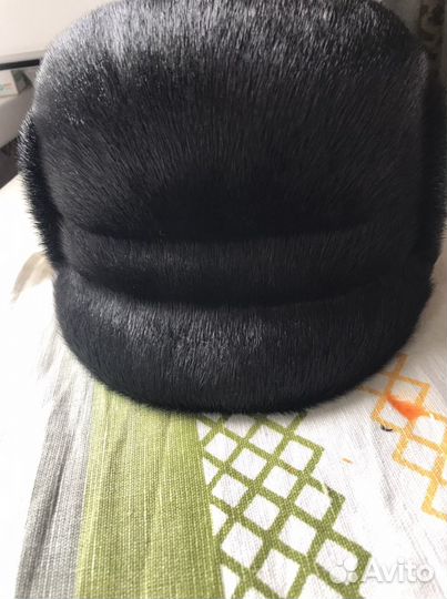 Норковая шапка мужская