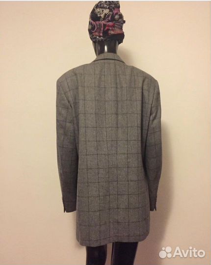 Пиджак oversize мужской.Кашемир,шерсть
