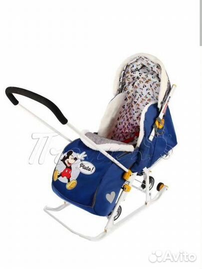 Детские санки с колесами