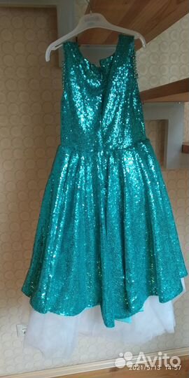 Платье с пайетками прокат