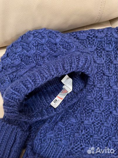 Шапка с шарфом женская