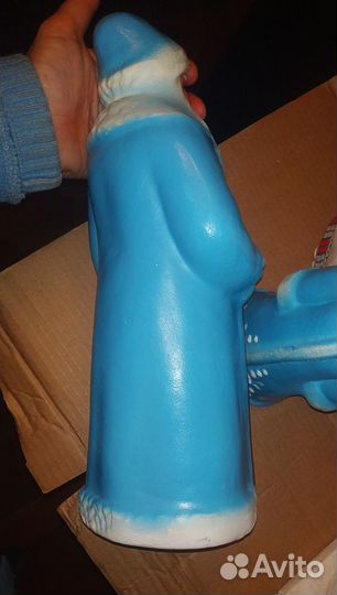 Дед мороз и снегурочка папье-маше СССР