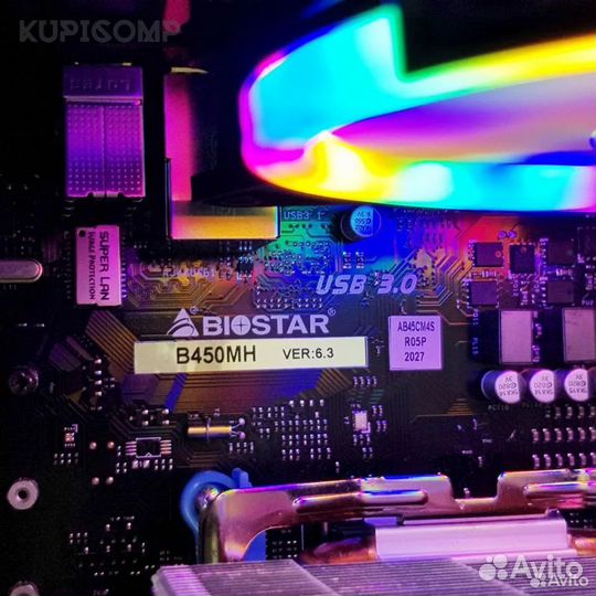 Игровой PC с RTX 3050 8Gb на Ryzen 5, 16Gb, SSD