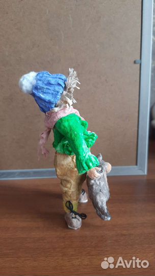 Ватные елочные игрушки