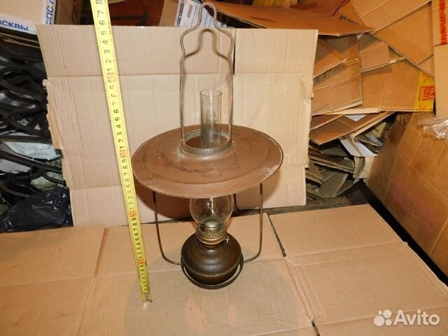 Старинная, керосиновая лампа периода СССР