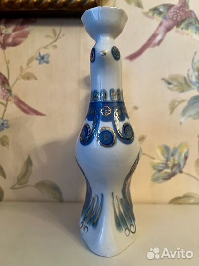 Редкий фарфоровый подсвечник Павлины Полонне зхк