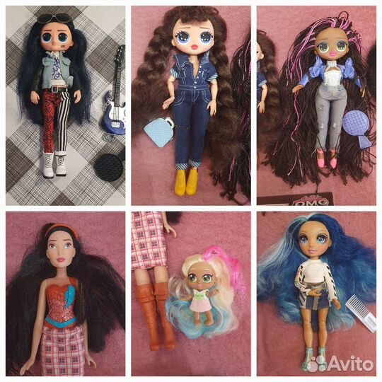 Куклы лол/ lol, monster high, rainbow, машина