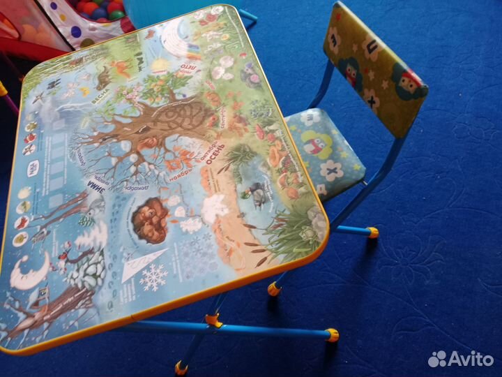 Детский стол и стул