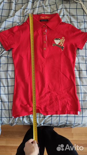 Tommy hilfiger рубашка поло с вышивкой